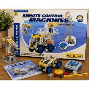 Thames & Kosmos Remote-Control Machines Construction Kit 182 Pieces Stem Set